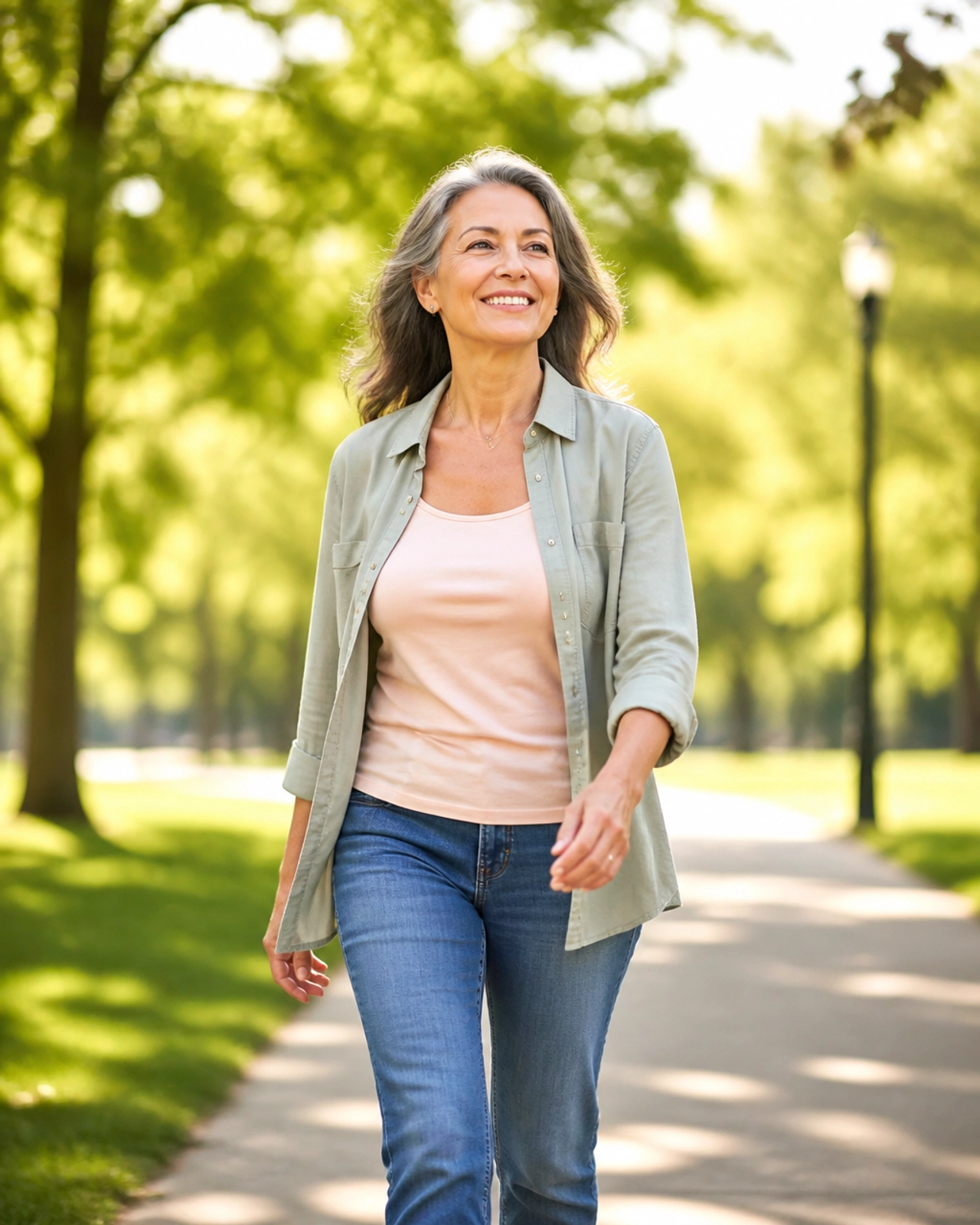 Happy Client walking