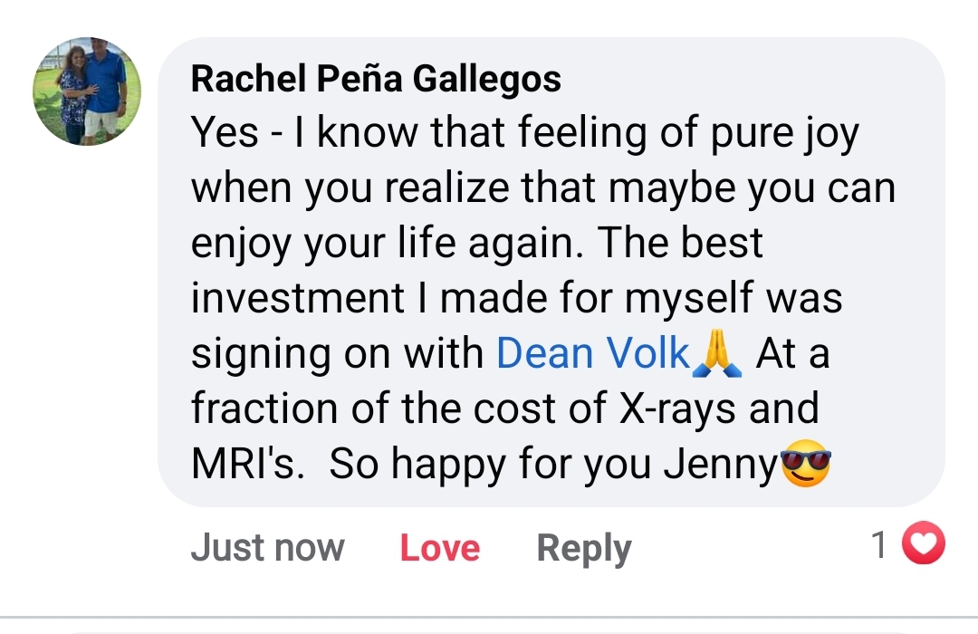 Testimonial Comment on Sciatica Relief Now Program