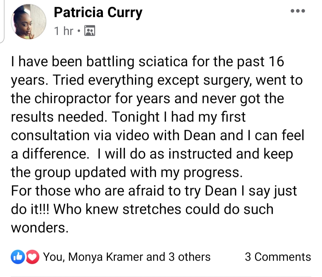 Client Testimonial - Sciatica Relief Now
