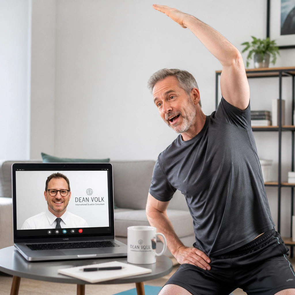 Dean Volk coaching a client virtually through the 180 Degree Solution