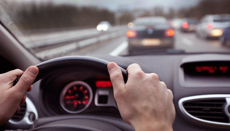 Driving position for sciatica relief