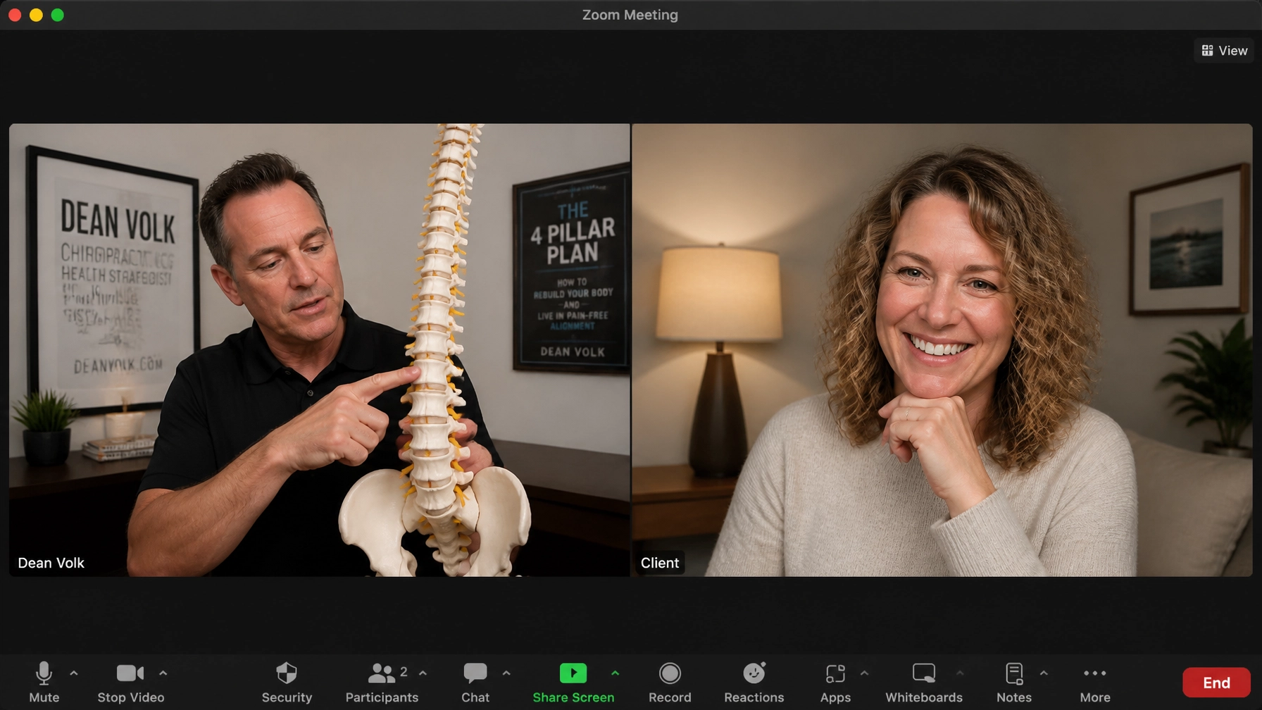1:1 Sciatica Proof Lab Zoom Session with Dean Volk